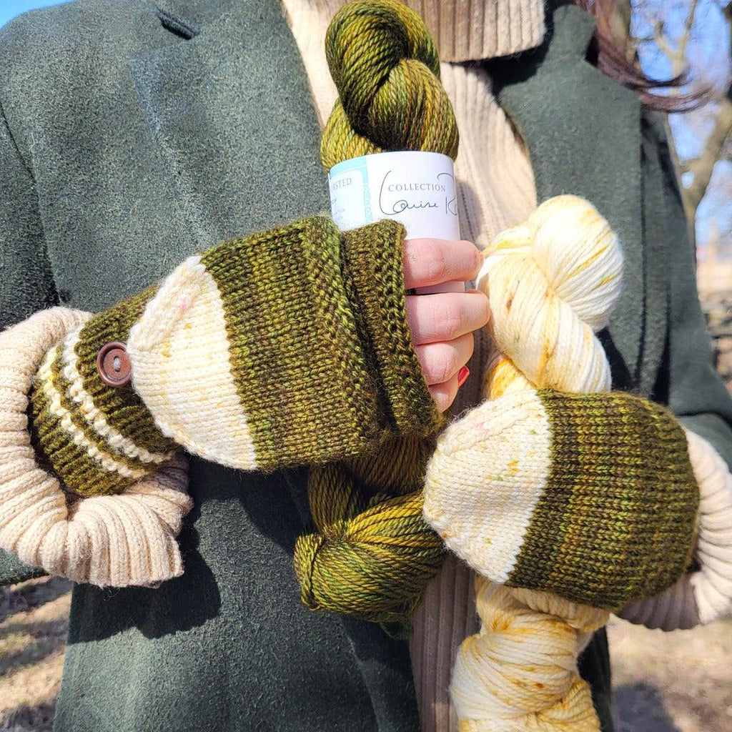 Sock Mittens | knitting pattern and knitting kits - Biscotte Yarns