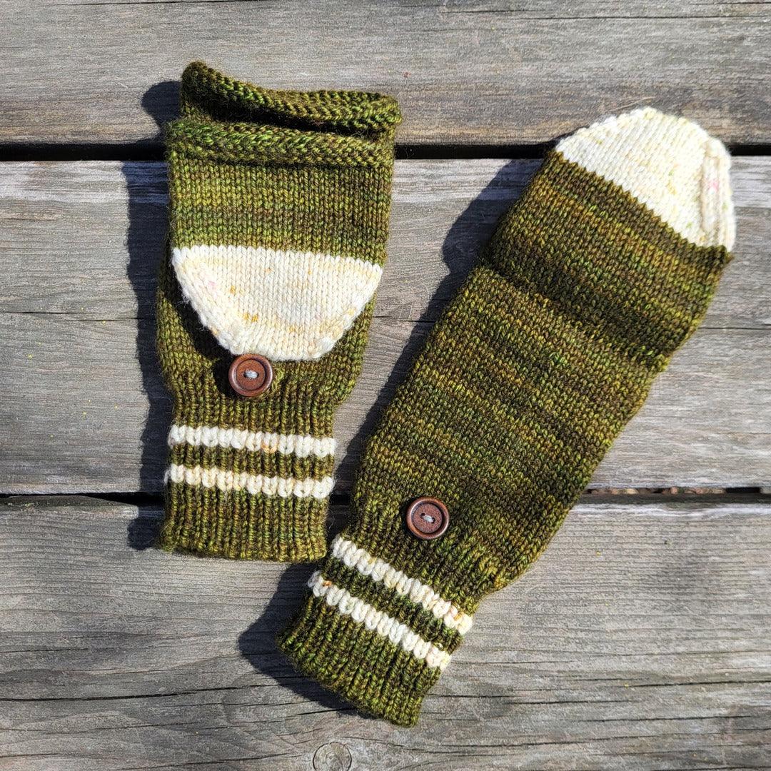 Sock Mittens | knitting pattern and knitting kits - Biscotte Yarns