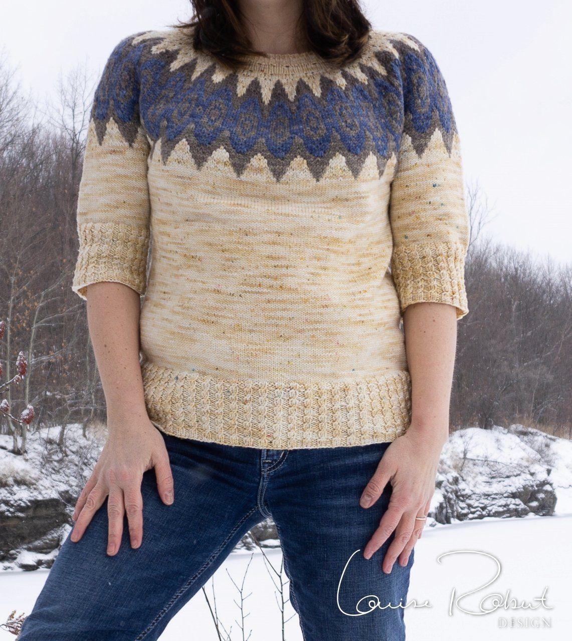 Notre Dame Pullover - KNITTING KIT - Biscotte Yarns