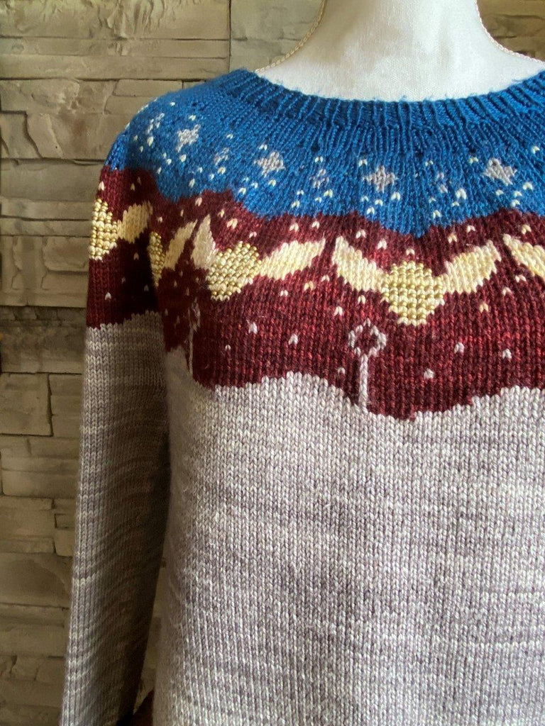 Quidditch Yoke Pullover | Knitting kit - Biscotte Yarns
