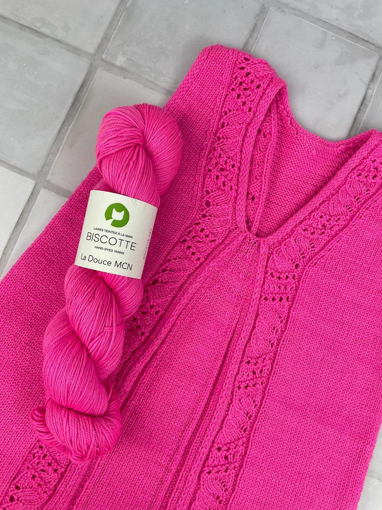 Andelin Girls' tunic - Knitting Kit - Biscotte Yarns
