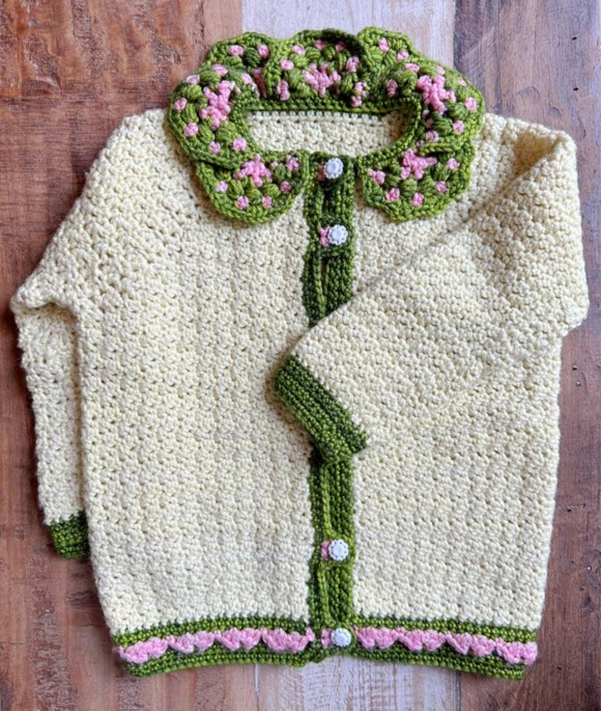 ♥ Rainbow Spring Fresh Cardigan ♥ - CROCHET PATTERN