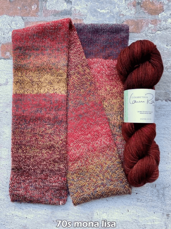 Knitting kit Shawl Xcaret - TWISTABELLA & SUPER SOCK VERSION - Biscotte Yarns