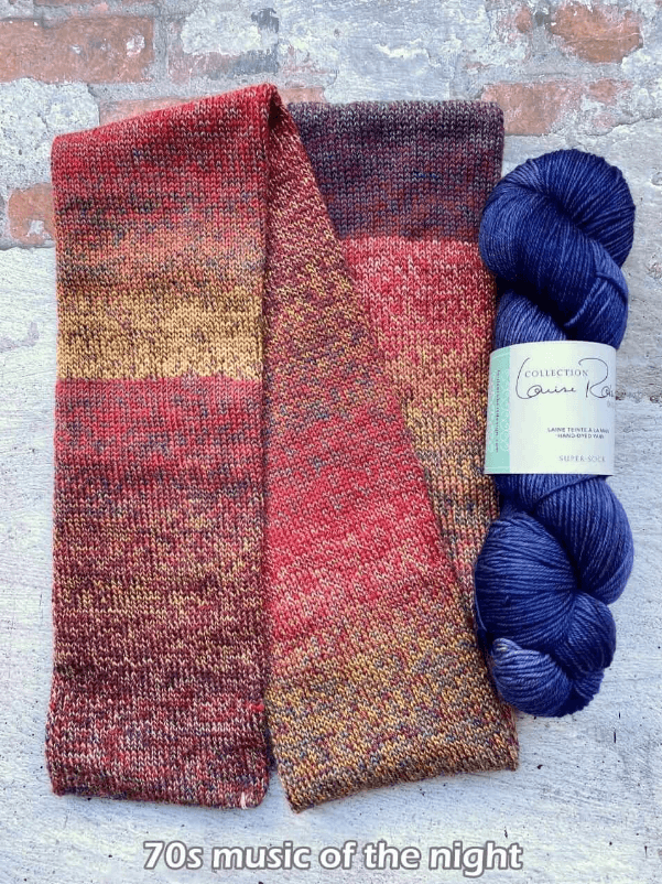 Knitting kit Shawl Xcaret - TWISTABELLA & SUPER SOCK VERSION - Biscotte Yarns