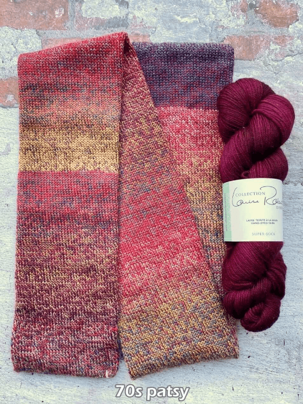 Knitting kit Shawl Xcaret - TWISTABELLA & SUPER SOCK VERSION - Biscotte Yarns