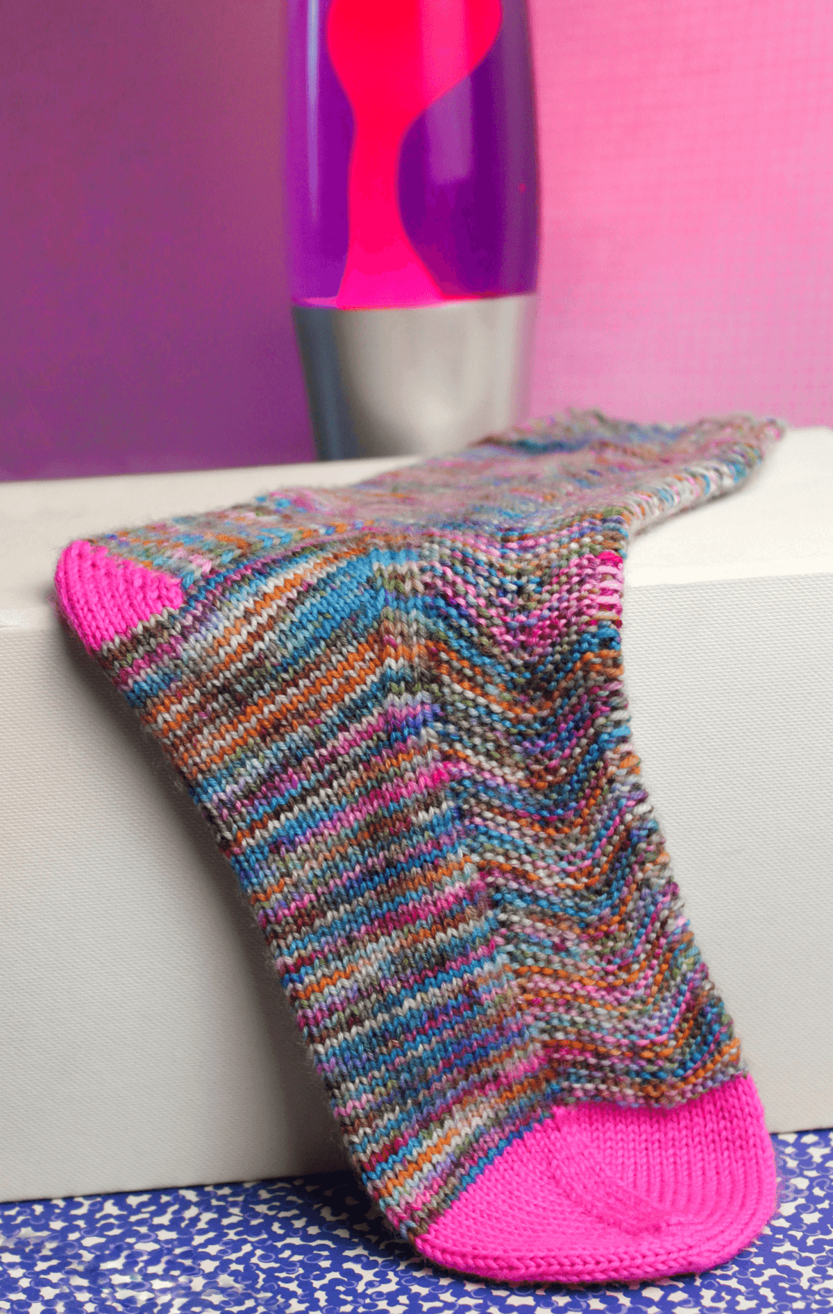 Candy Crushed Socks - KNITTING PATTERN - Biscotte Yarns