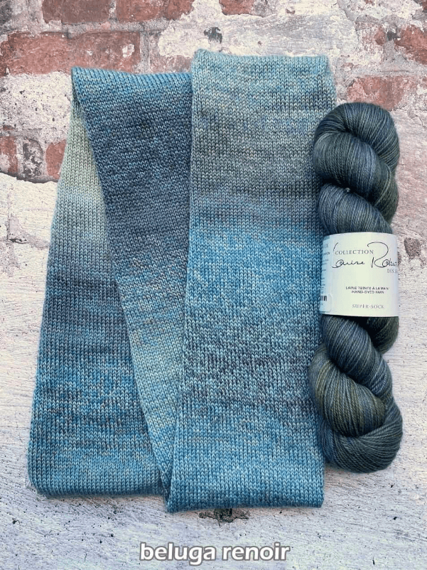 Knitting kit Shawl Xcaret - TWISTABELLA & SUPER SOCK VERSION - Biscotte Yarns