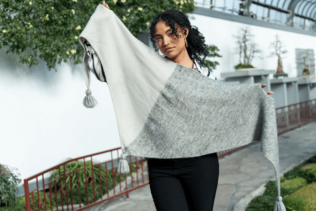 Bennet Sister Shawl - KNITTING KIT - Biscotte Yarns