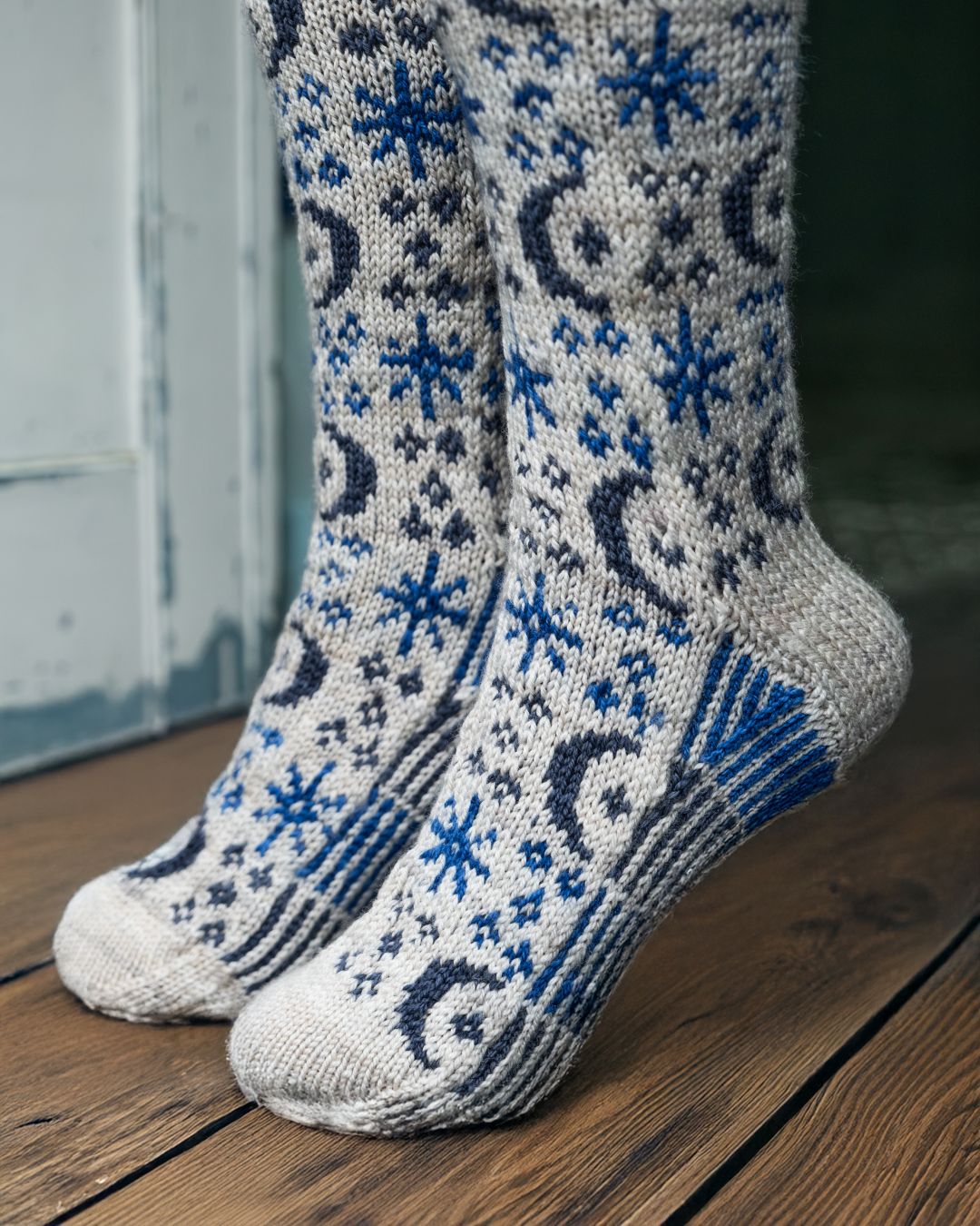 Auld Lang Syne socks - Knitting pattern and Optional kit