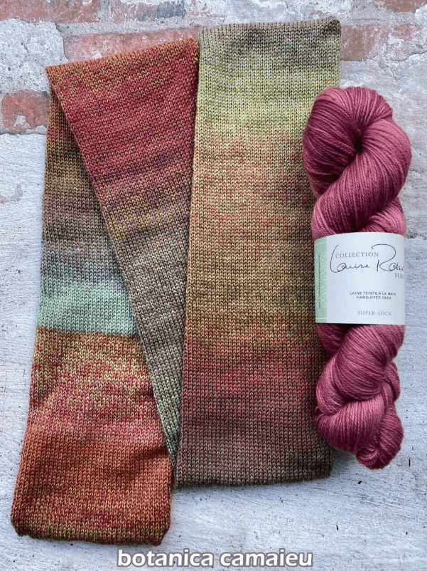 Knitting kit Shawl Xcaret - TWISTABELLA & SUPER SOCK VERSION - Biscotte Yarns