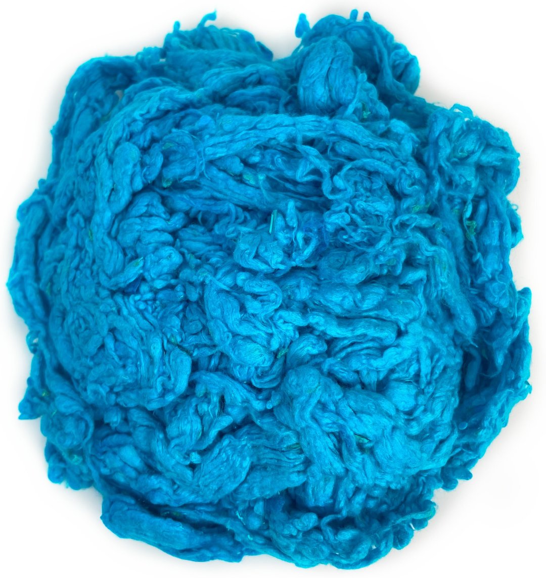 Silk Noil AA for yarn spinning, felting and crafting projects.