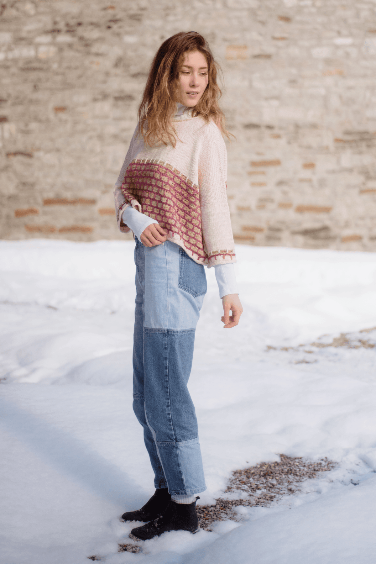 Brick Pullover Knitting Pattern