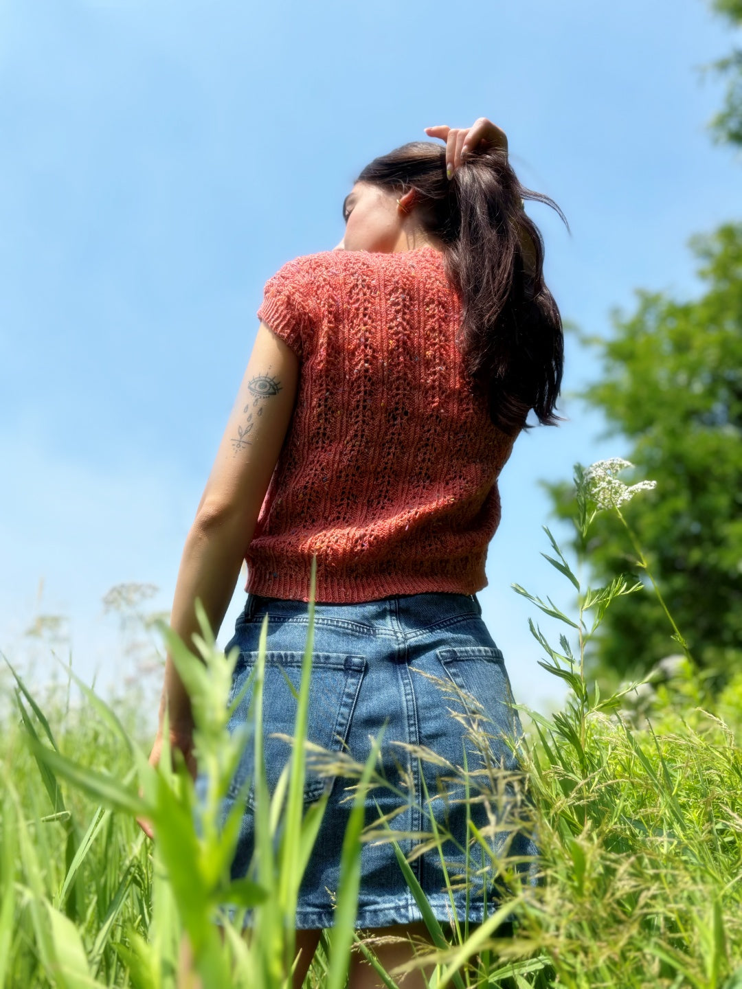 Trapeziuz Tee | Knitting Pattern with Optional Kits