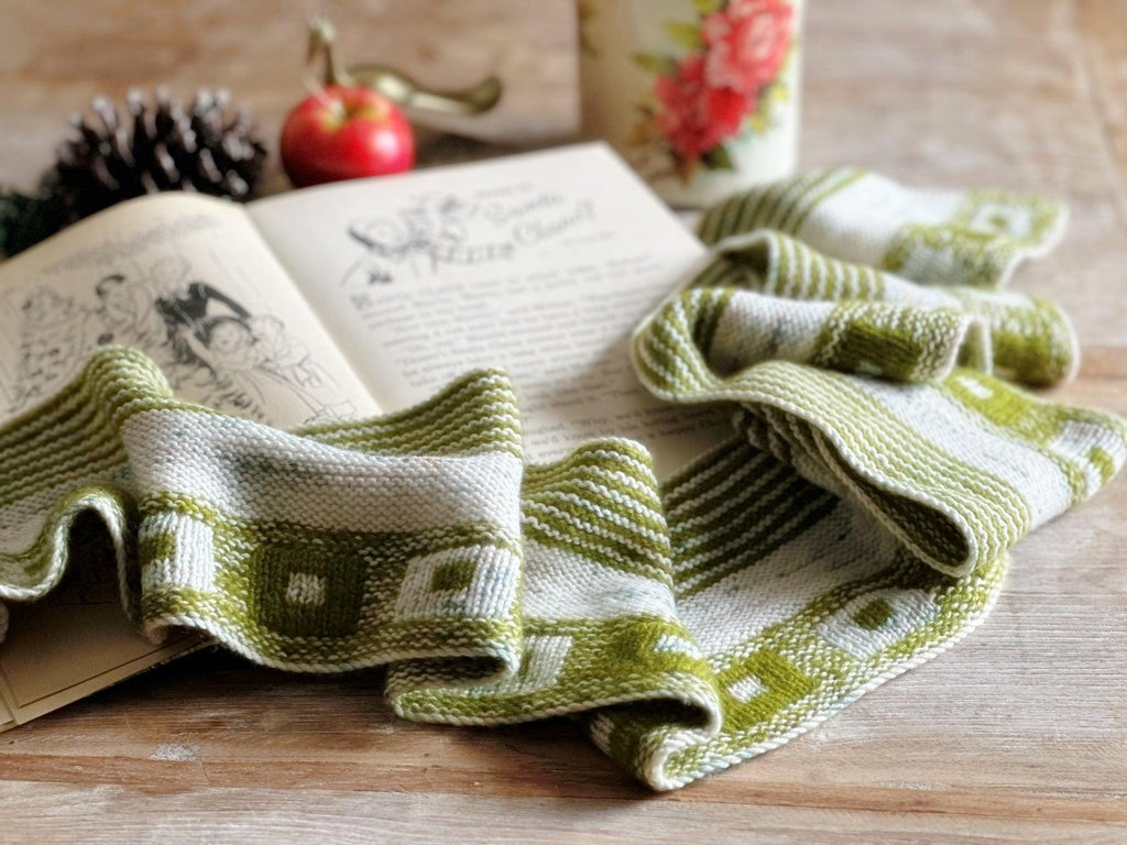Carrés de Noël | Knitting kit - Biscotte Yarns