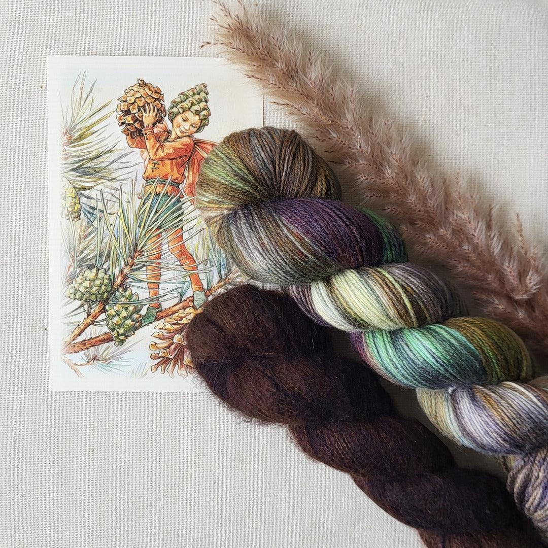 Carrés de Noël | Knitting kit - Biscotte Yarns