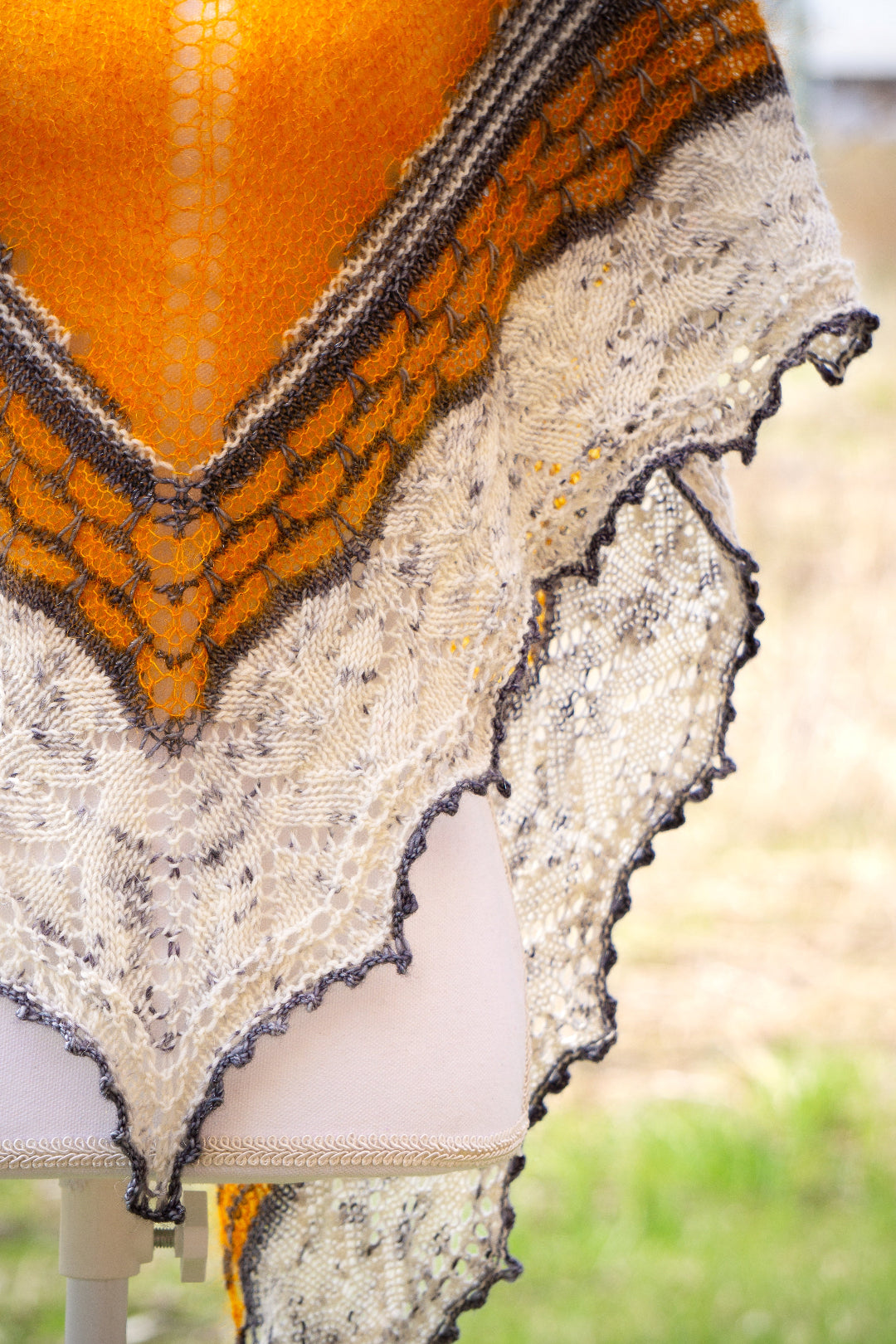 Bain de Soleil Shawl | Knitting Pattern and Optional Kits