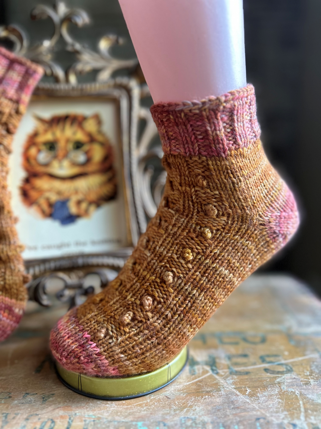 Cozy Bobble Socks | Knitting pattern and knitting kits