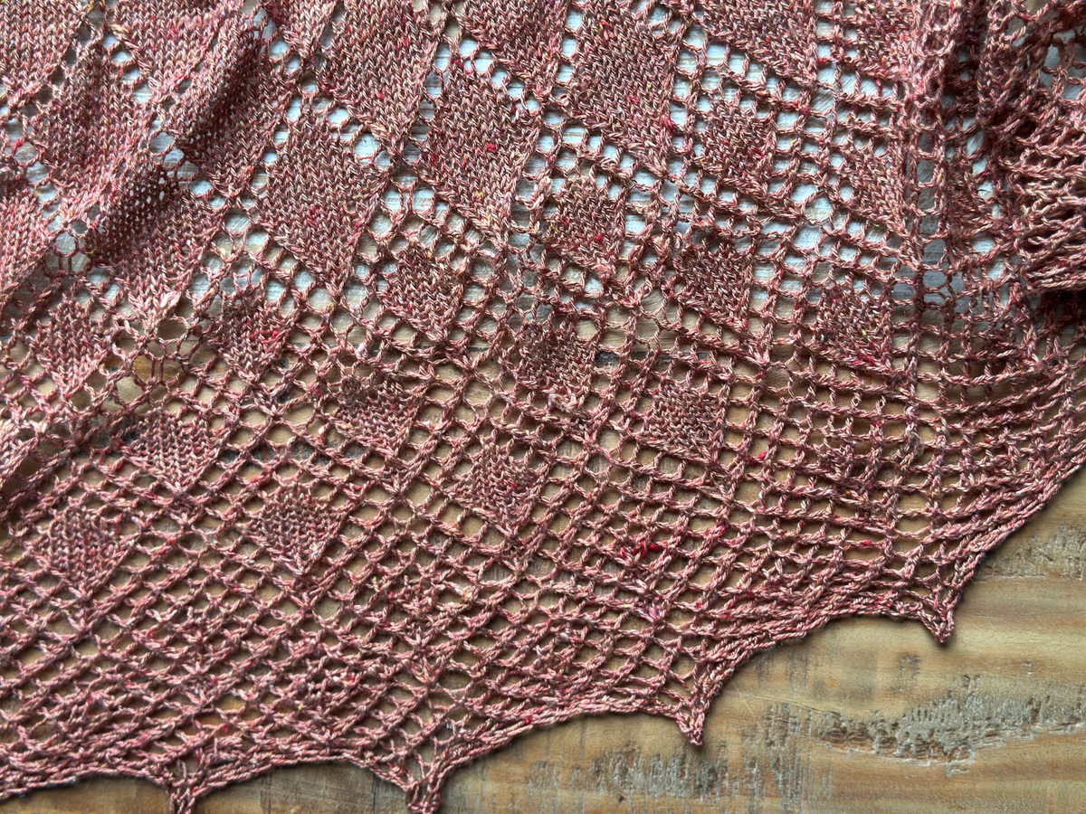 Crystallace Shawl | Knitting Pattern and Optional Kit