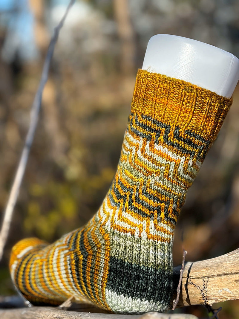 Illusionist Socks | Knitting Pattern & Optional kits