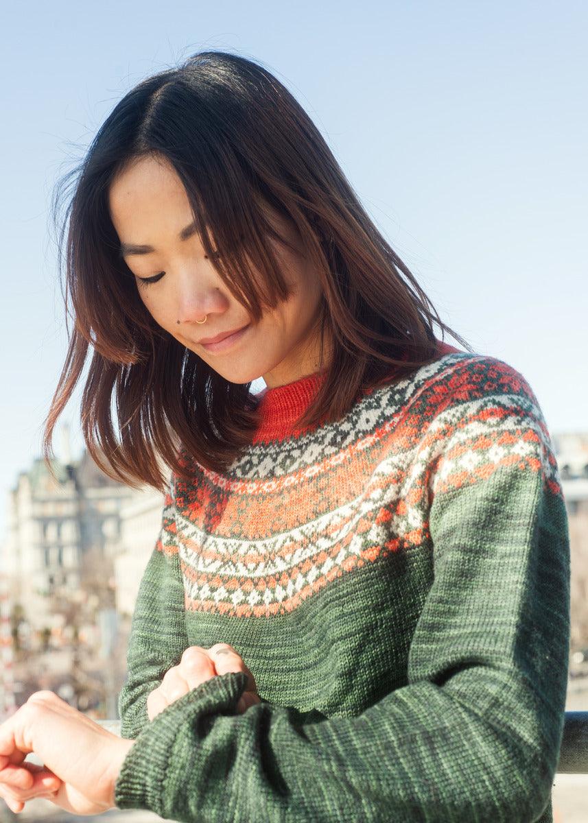 Lighthouse Keeper Pullover | Knitting pattern and knitting kits - Biscotte Yarns