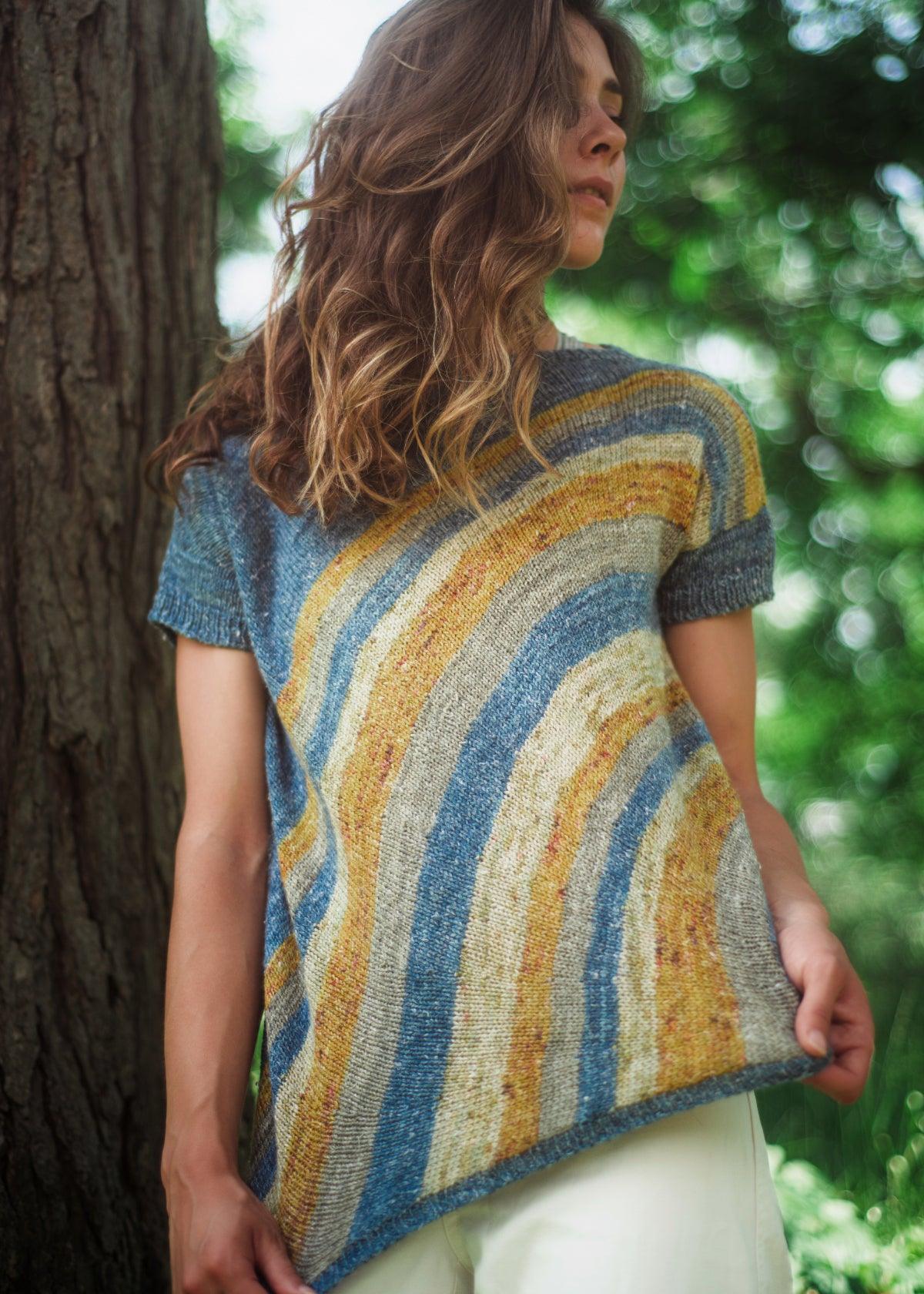 Free Spirit Pullover | Knitting pattern and knitting kits - Biscotte Yarns