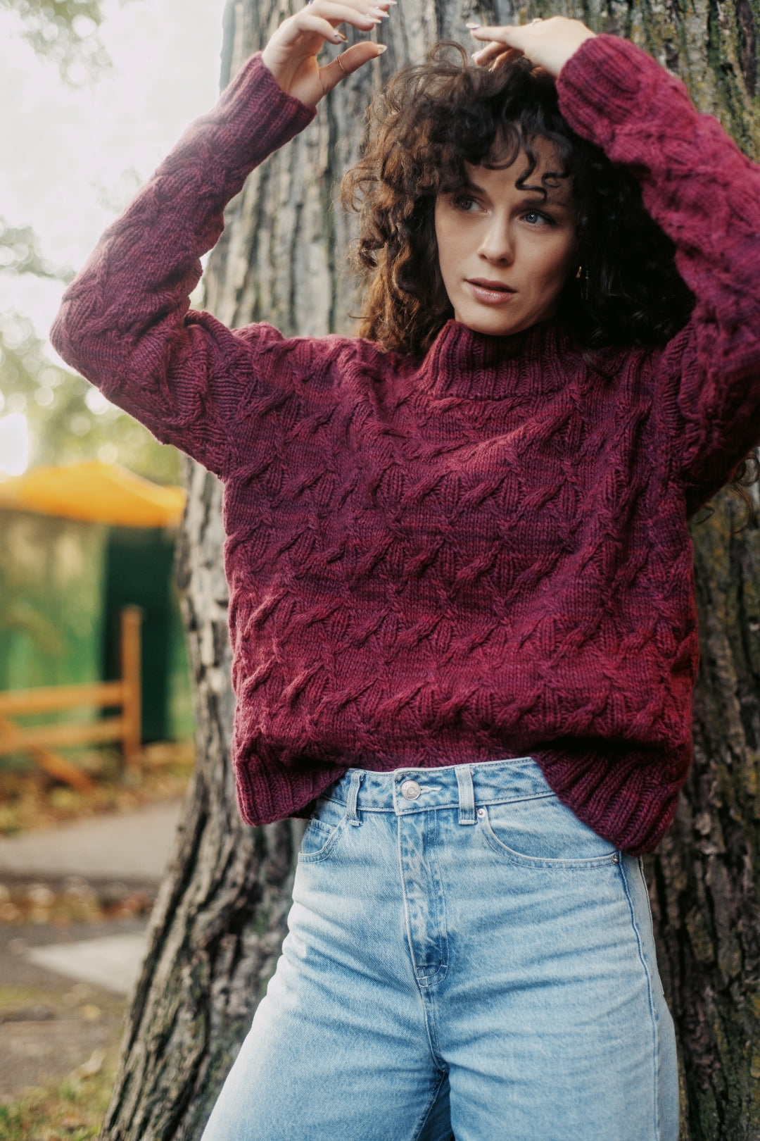 Kelly Sweater | Knitting Pattern with or without yarn