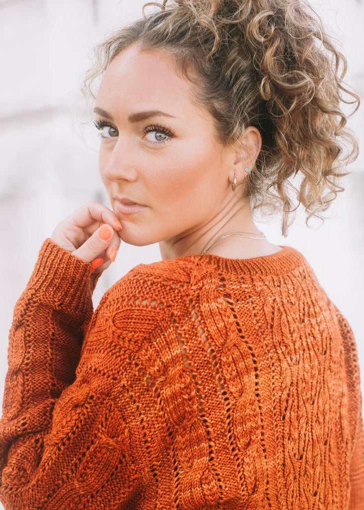 Zenia Sweater | Knitting kit - Biscotte Yarns