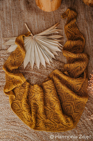 Scarflette shawl | Knitting kits - Biscotte Yarns