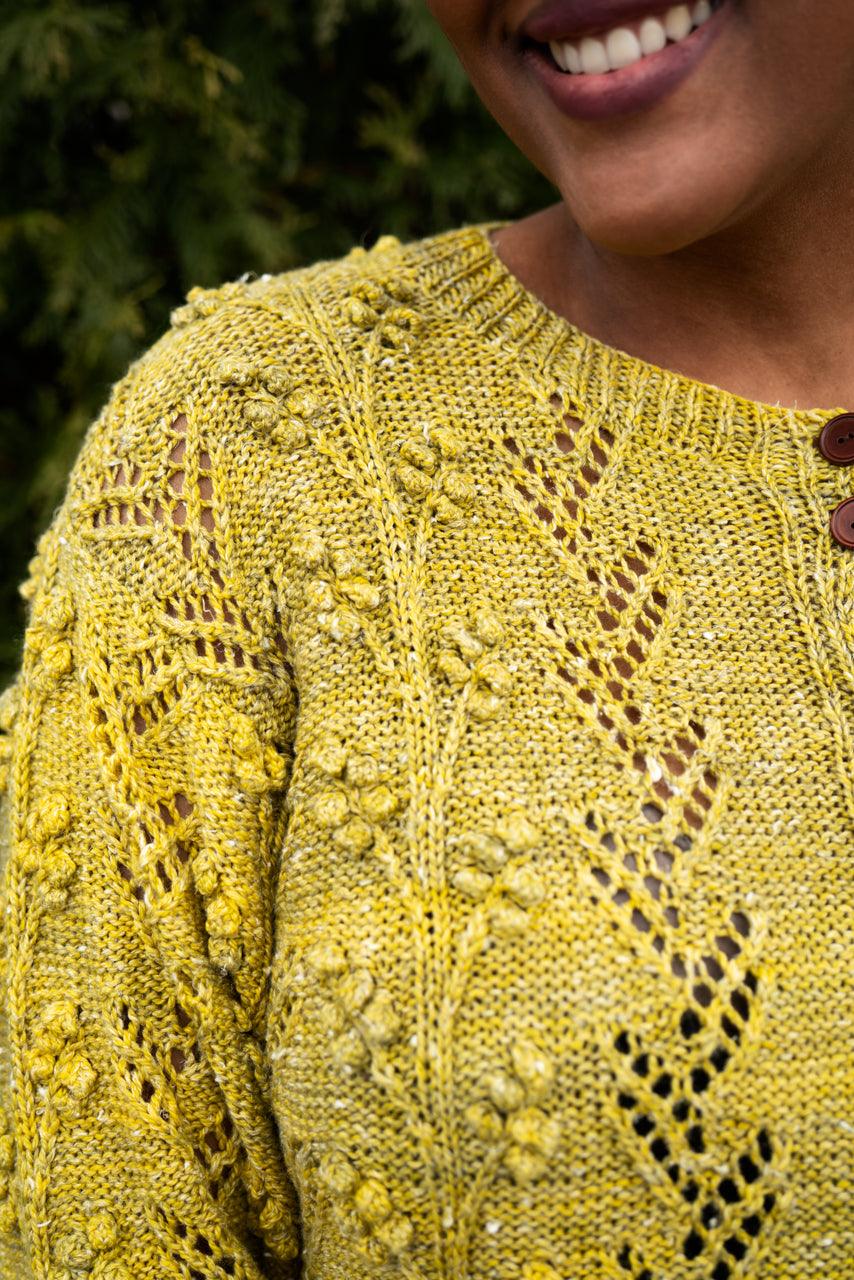 Nektaria Cardigan - KNITTING KIT - Biscotte Yarns