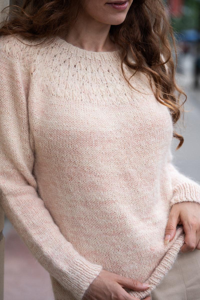 Peachesse pullover - knitting pattern