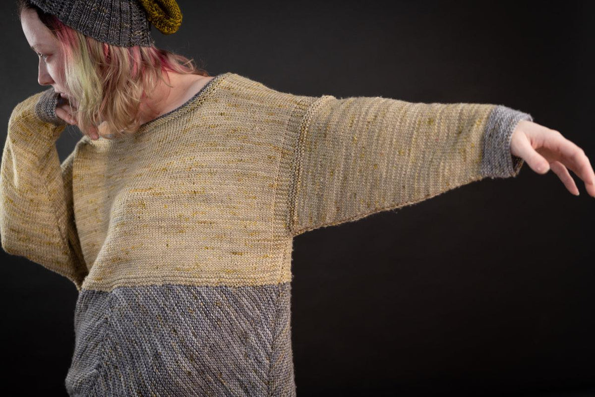 Down To The Stream | Pull Oversize free pattern - Biscotte Yarns