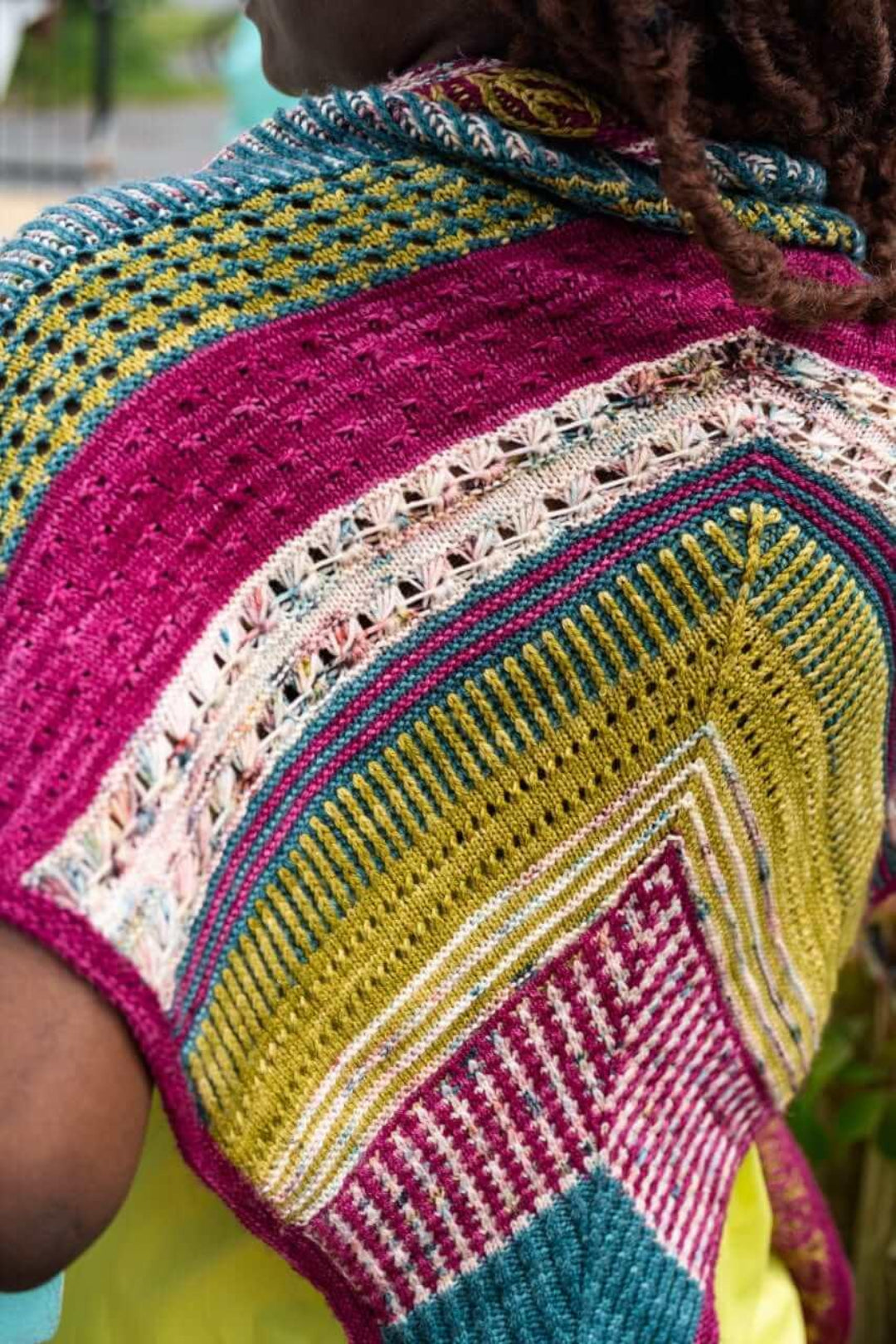 Triptyque Shawl | Knitting pattern and Optional kits