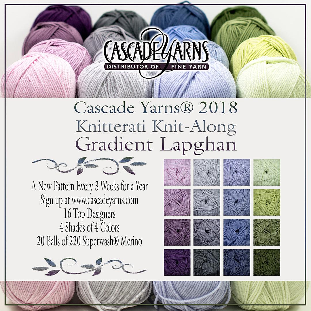 Gradient Lapghan Blanket | Knitting kits - Biscotte Yarns