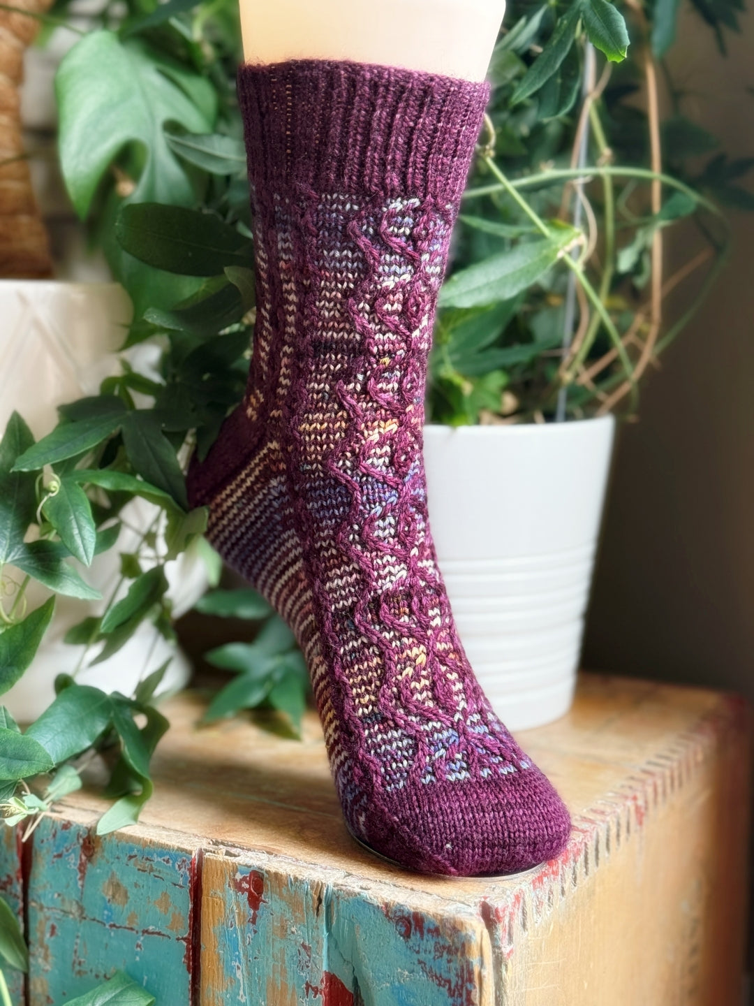 Taos Tributary Socks | Knitting Pattern and Optional Kits