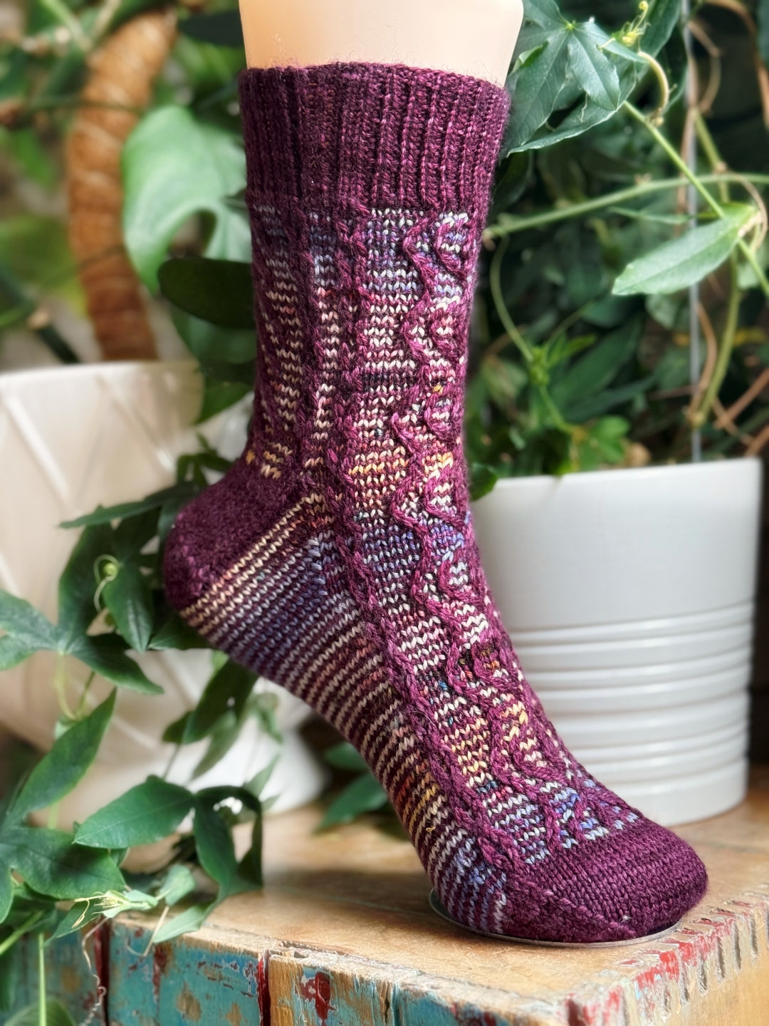 Taos Tributary Socks | Knitting Pattern and Optional Kits