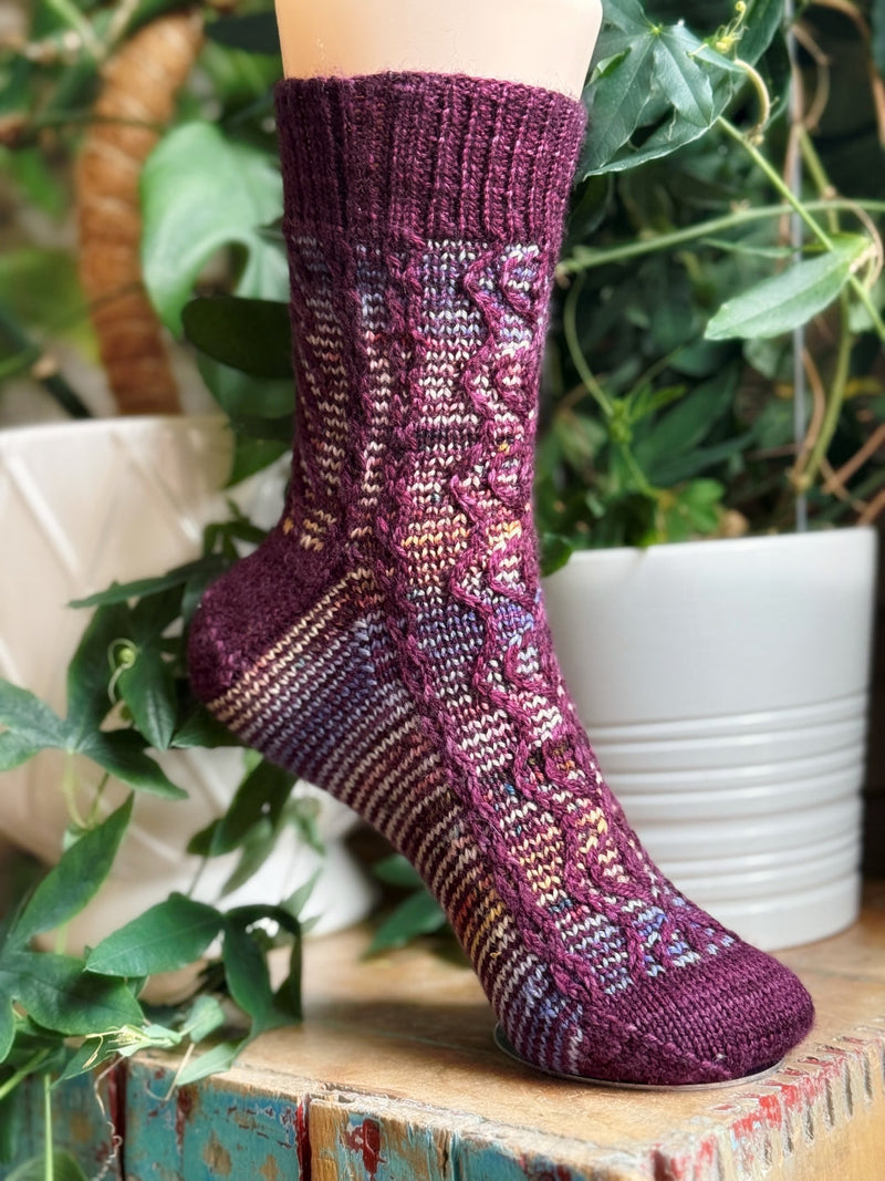 Taos Tributary Socks | Knitting Pattern and Optional Kits