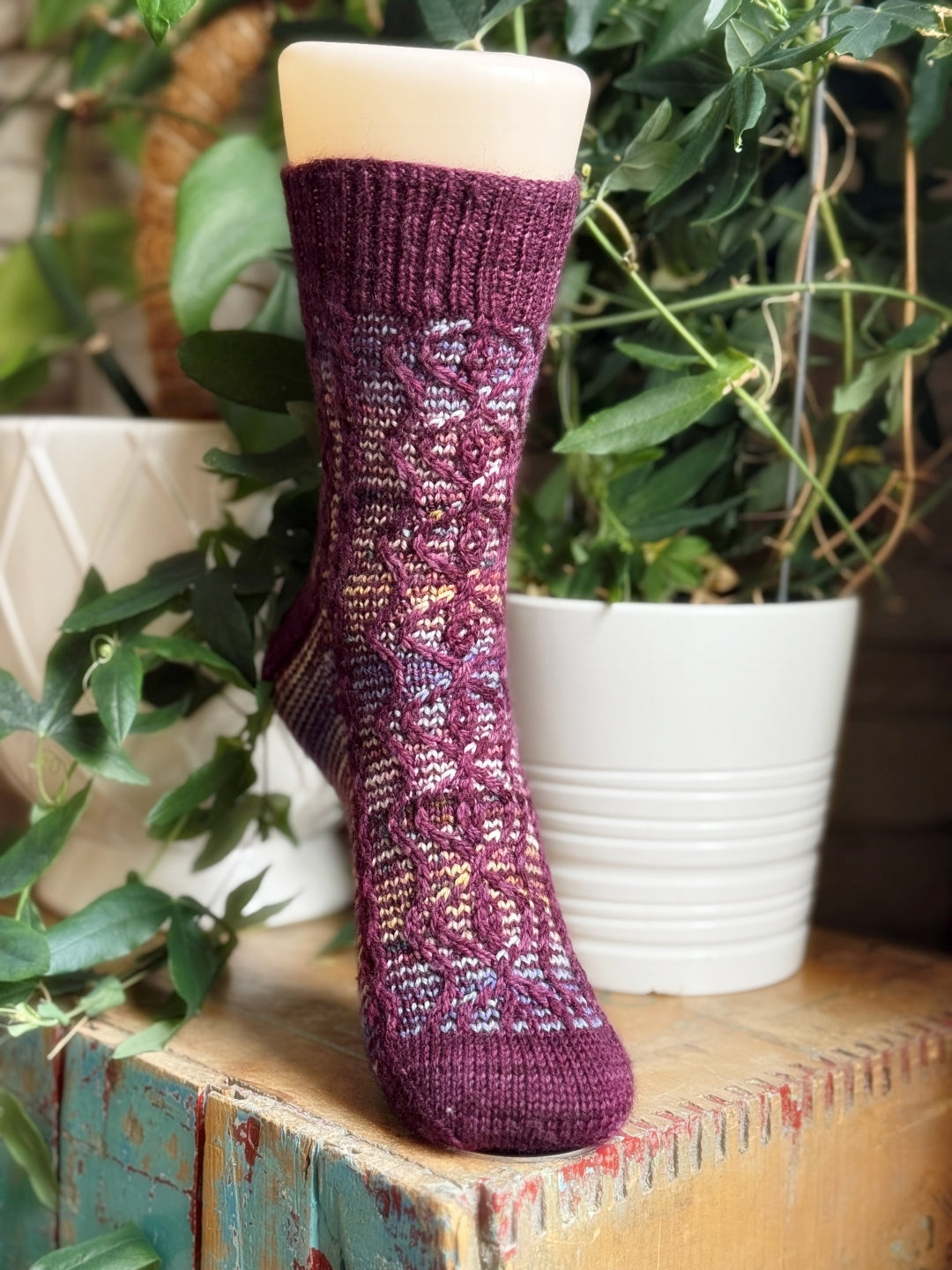 Taos Tributary Socks | Knitting Pattern and Optional Kits