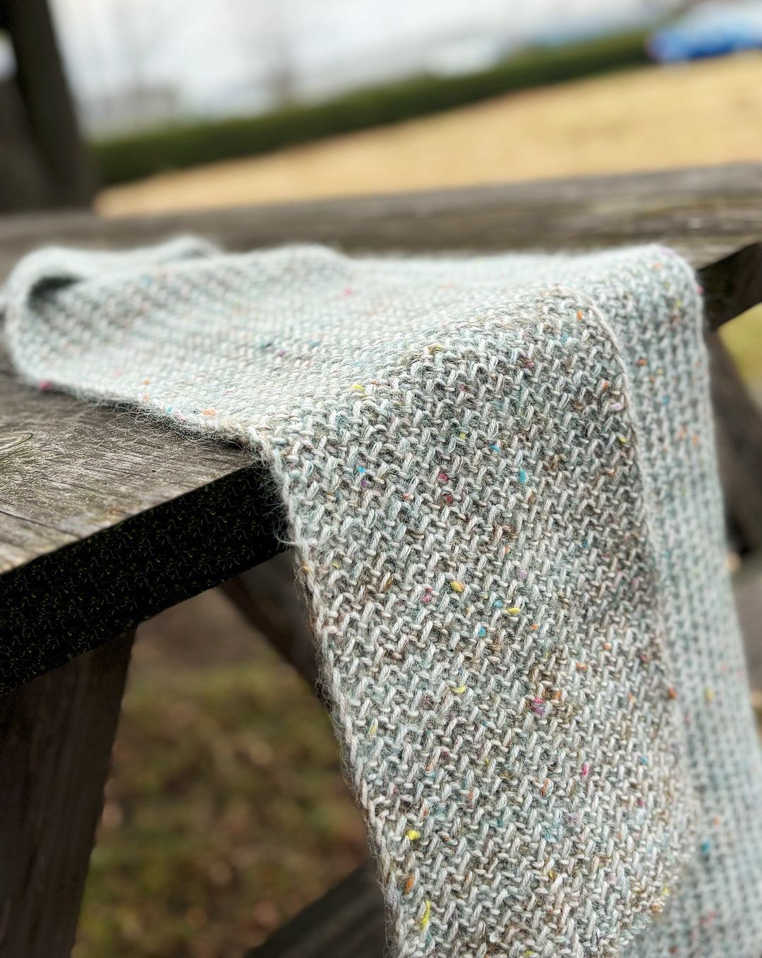 Bling Scarf | Knitting pattern with or without yarn