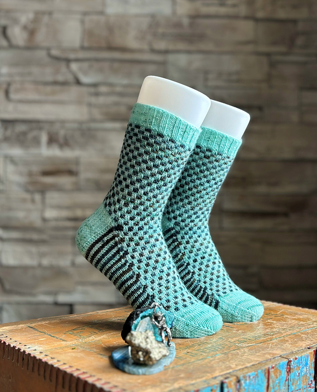 Sugar Cube Socks | Knitting Pattern and Optional Kits