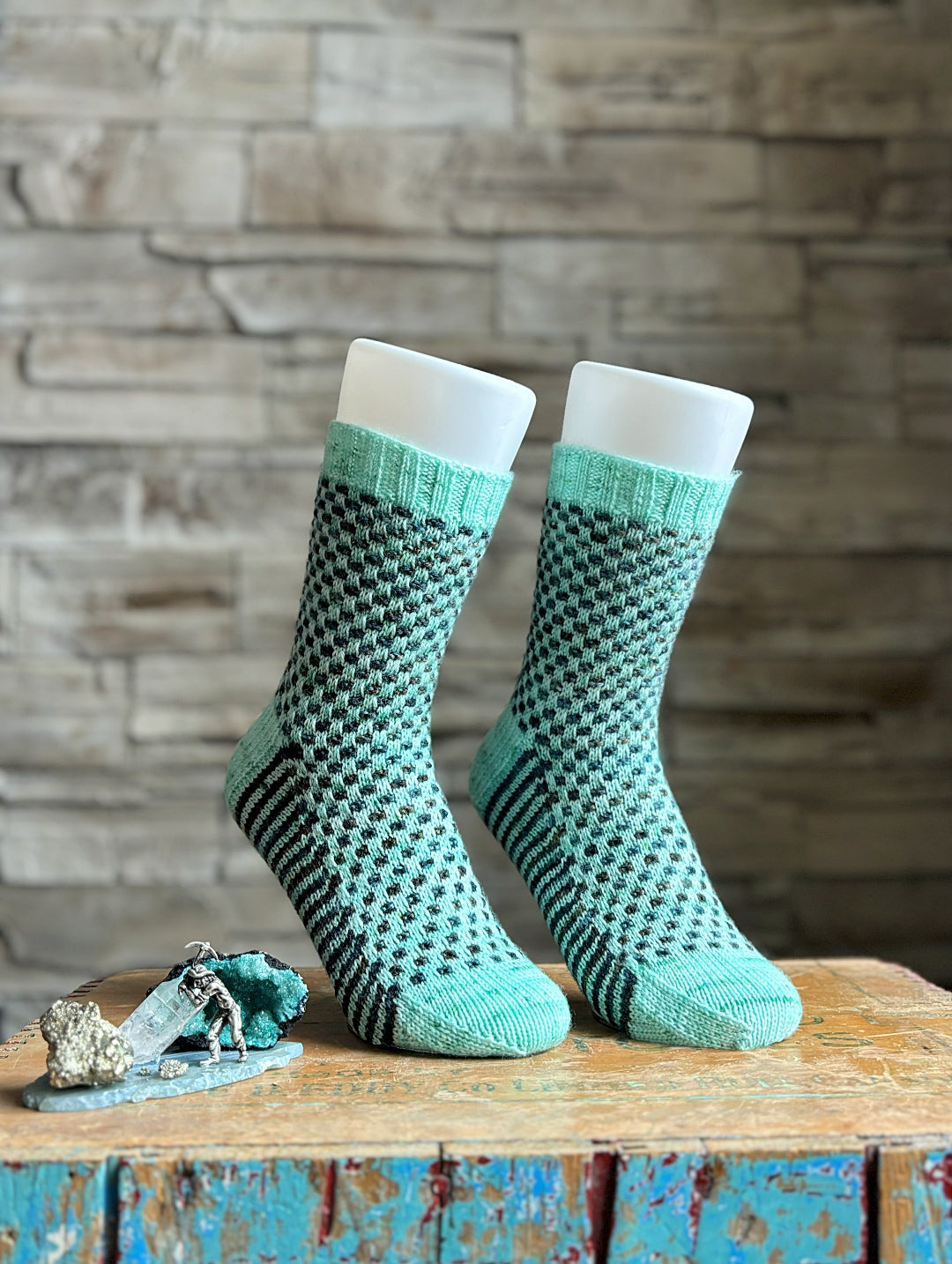 Sugar Cube Socks | Knitting Pattern and Optional Kits