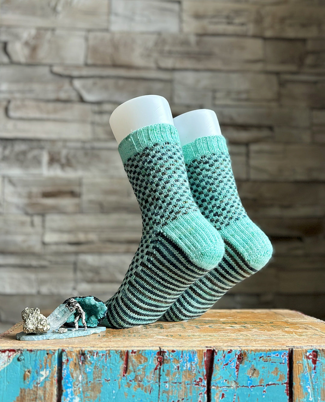 Sugar Cube Socks | Knitting Pattern and Optional Kits