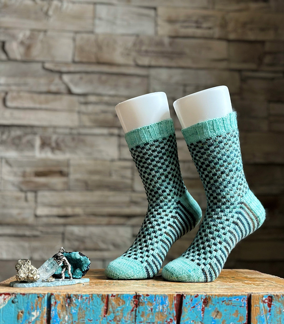 Sugar Cube Socks | Knitting Pattern and Optional Kits