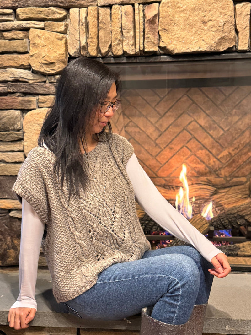 Glendy Vest | Knitting Pattern and Optional Kits