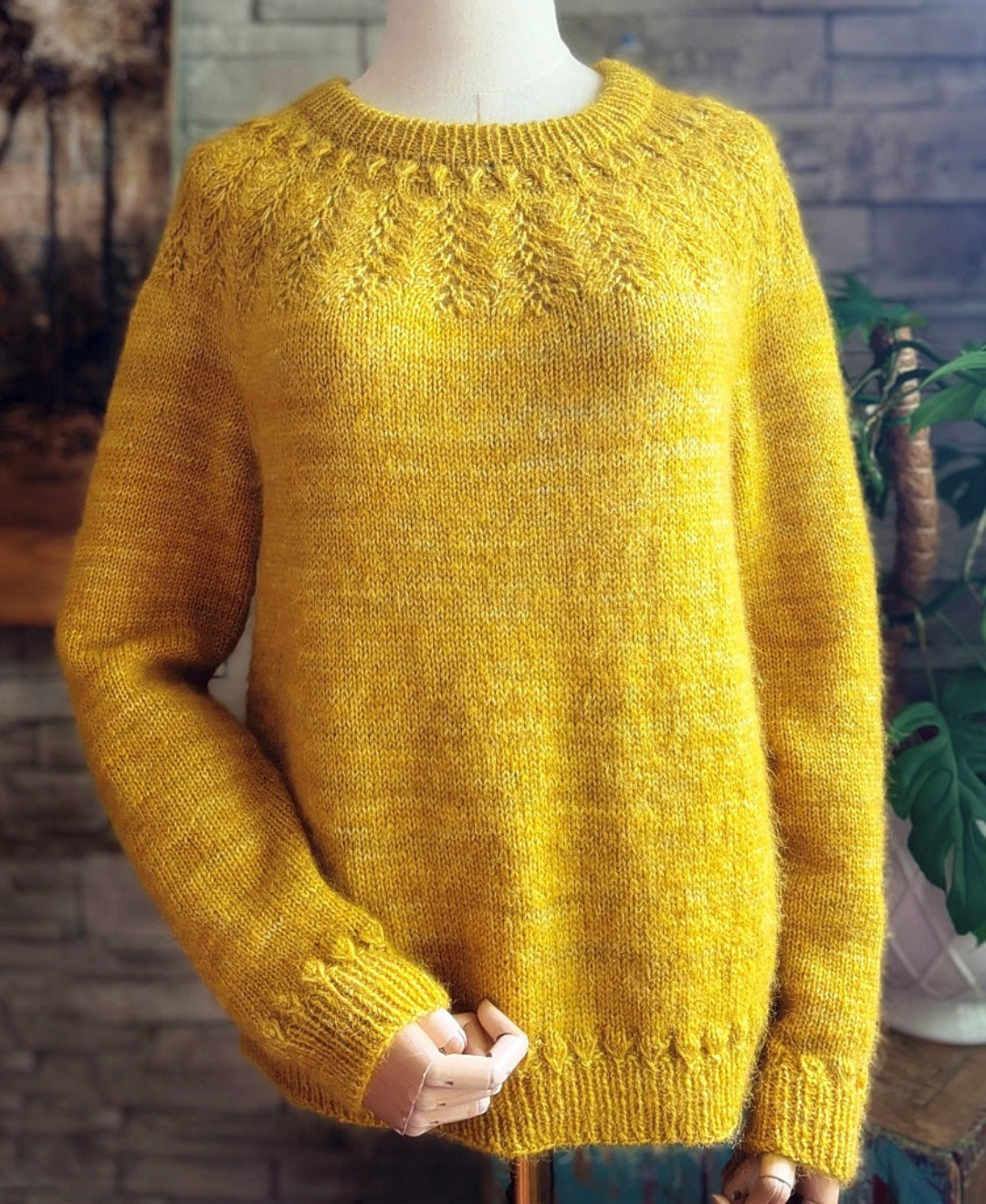 Douce Églantine Pullover | Knitting Kits