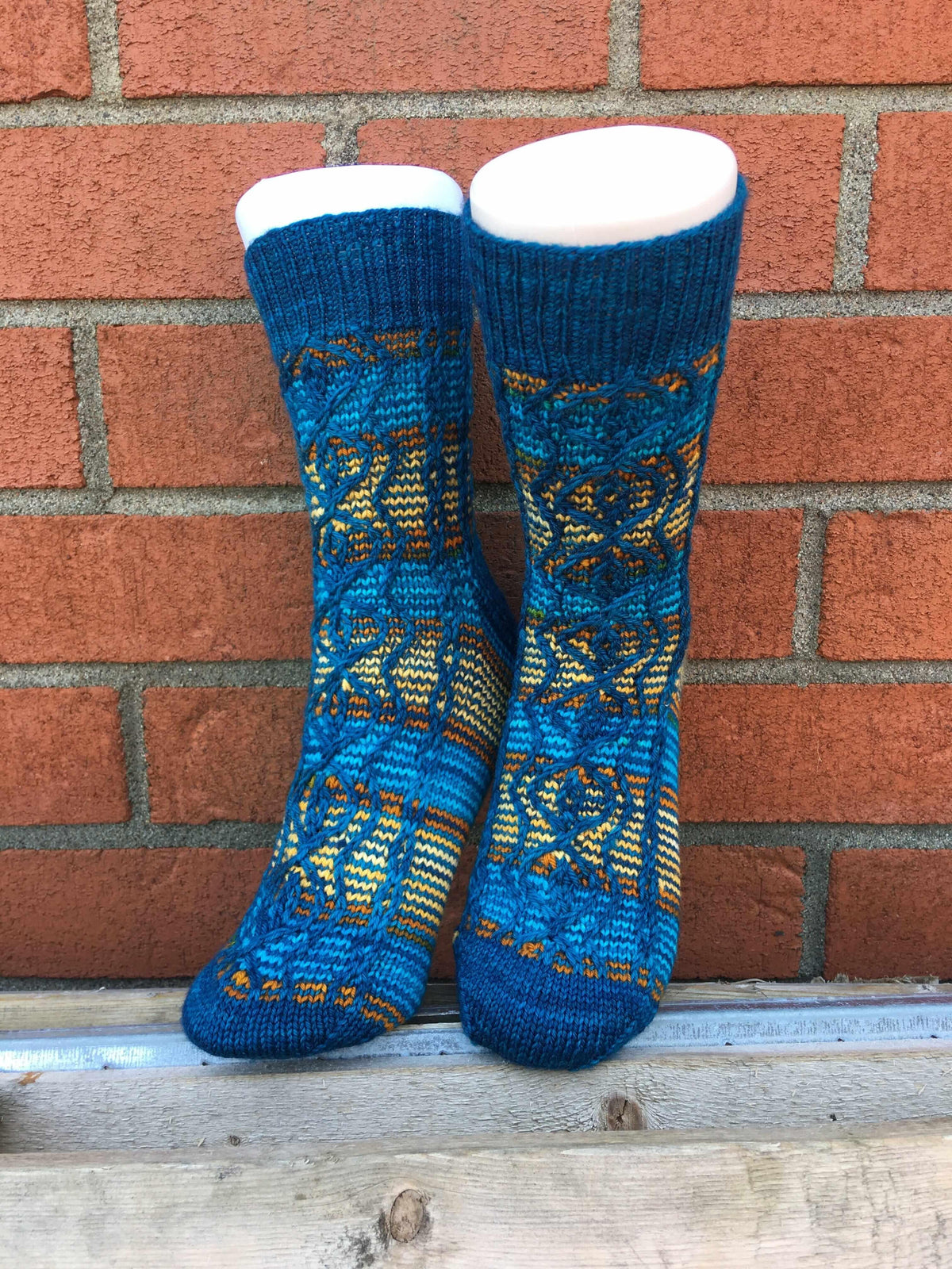 Taos Tributary Socks | Knitting Pattern and Optional Kits