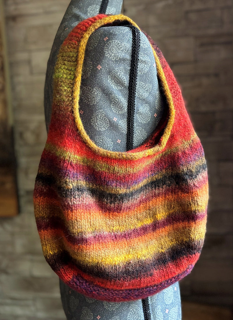 Noro Kureyon Tote Bag | Knitting pattern and Optional kit