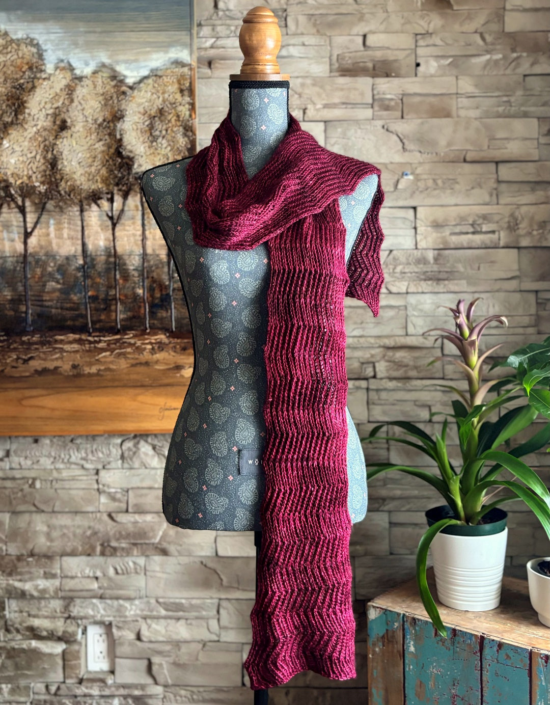 Knitspirit Scarf | Knitting pattern and Optional kit