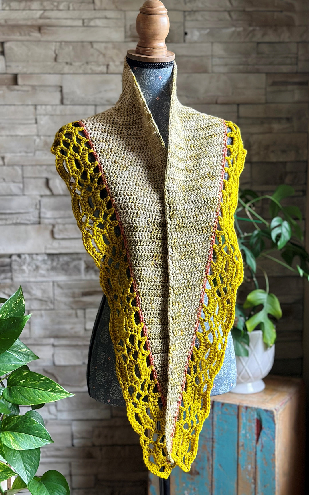 Kamouraska Shawl | Crochet Yarn Kits