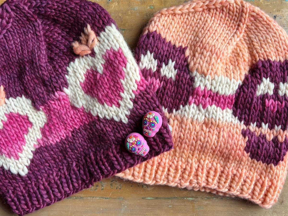 México, te quiero Hats - Knitting pattern and Optional kit