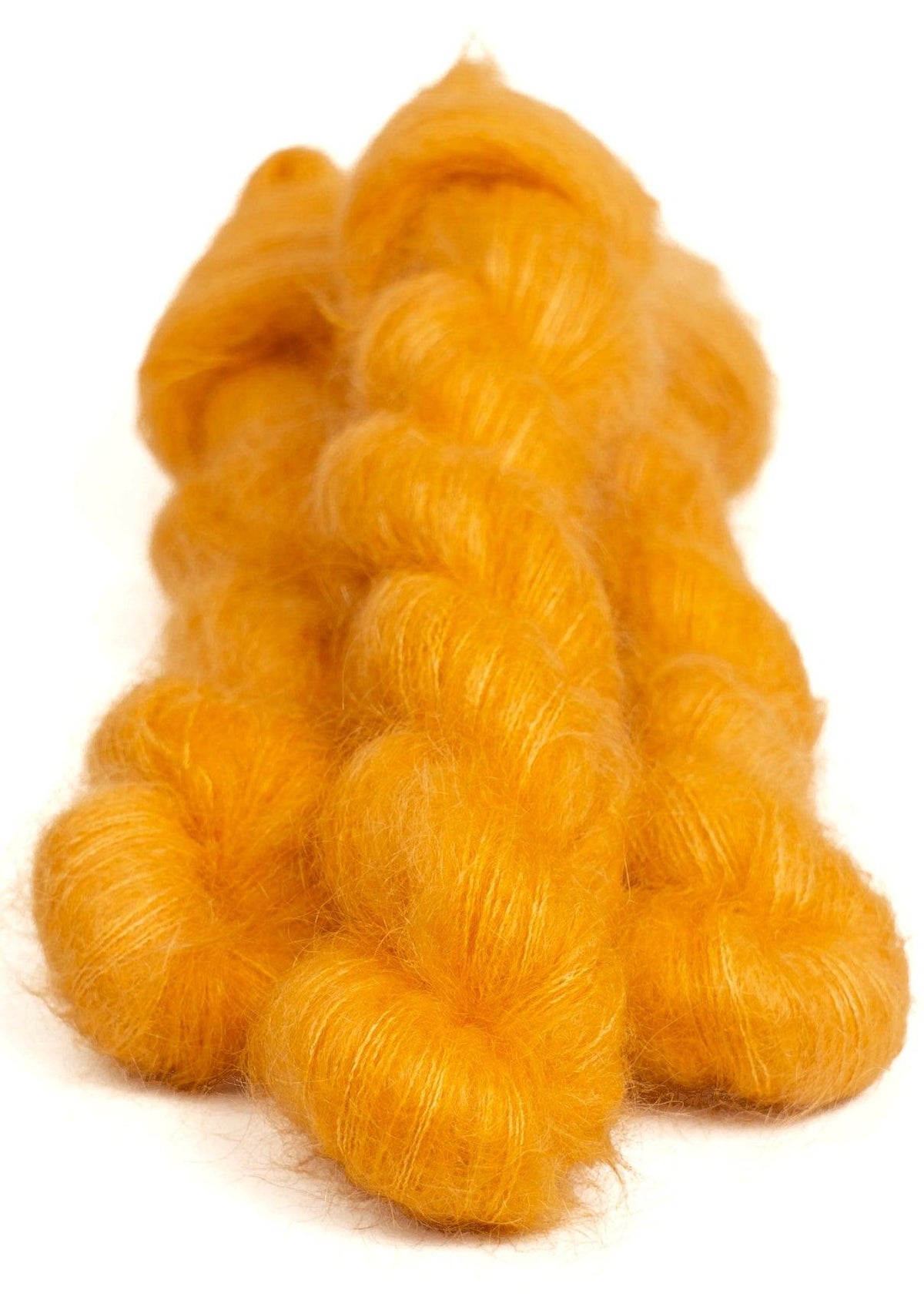 Hand Dyed Yarn - KID SILK BUTTERNUT